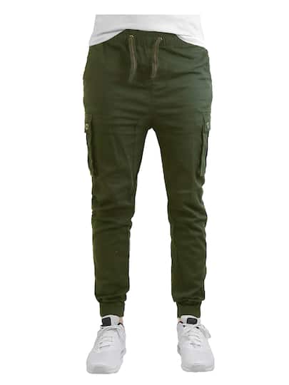Galaxy by Harvic Slim Fit Cotton Stretch Twill Men&#x27;s Cargo Joggers